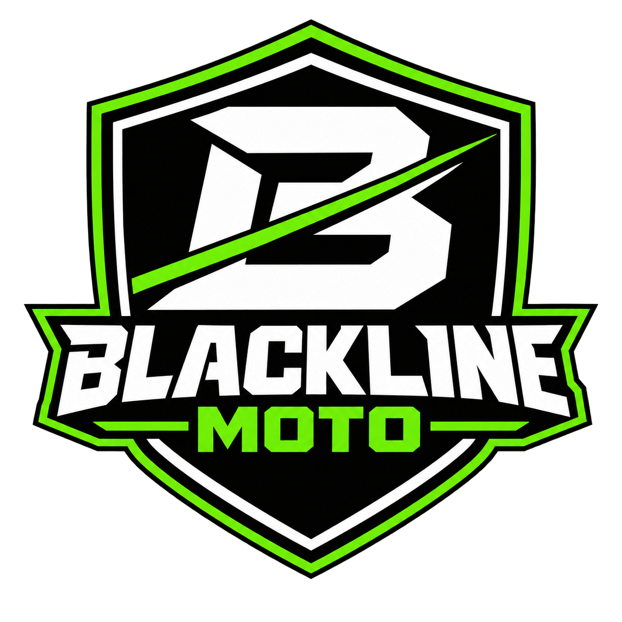Blackline Moto shield emblem